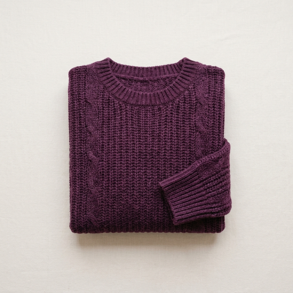 Plum knit